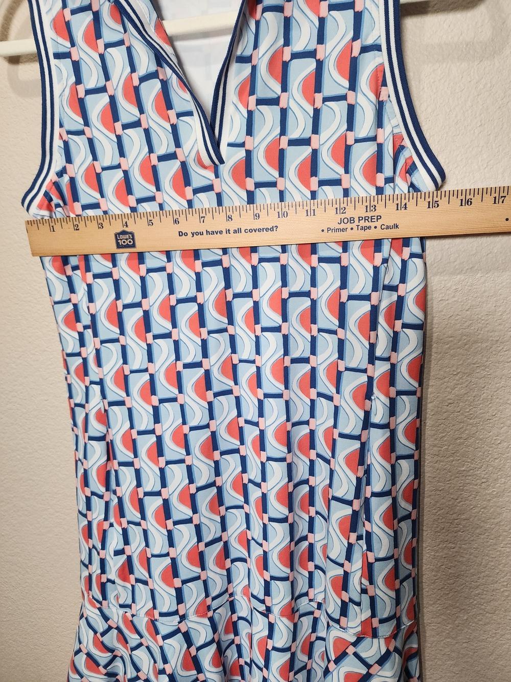 J Mclaughlin Merlin Dress Sleeveless Polo Tennis Pickle Ball Dress Ruffle Hem - Picture 7 of 8